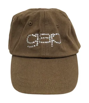 Vintage Y2K Brown Rhinestone Gap Baseball Hat thumbnail 1