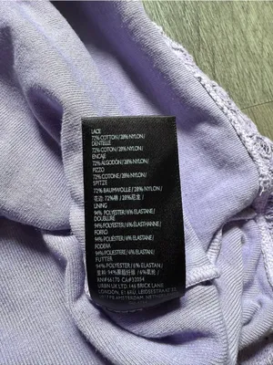 Urban Outfitters Adelaide Lace Mini Dress Lilac Purple Large Stretch thumbnail 6