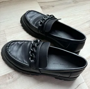 Princess Polly Loafers Black thumbnail 1