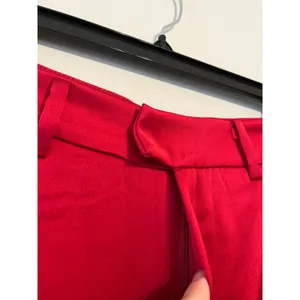 Lulus Modern Approach Red Satin Wide-Leg Pants Size Small thumbnail 8