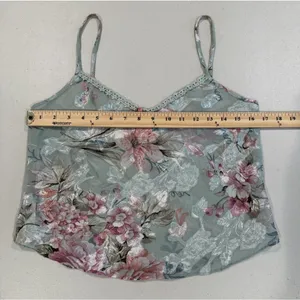 Vintage Inner Most Camisole XS Satin Mesh Sheer Lingerie Festival Twee Coquette thumbnail 6