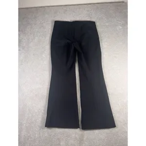 Maeve Anthropologie The Margot Kick-Flare Cropped Pants Black Women's Medium thumbnail 6