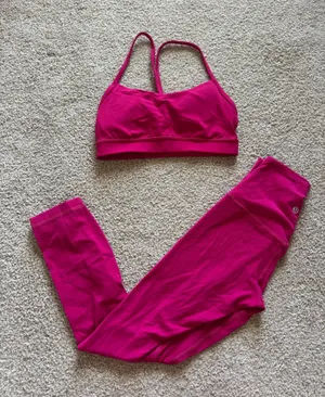 Lululemon hot pink set  thumbnail 1
