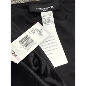 Y2K Jones New York Silk Cami Top Lace Trim Black Whimsigoth Plus Size 22W NWT thumbnail 8