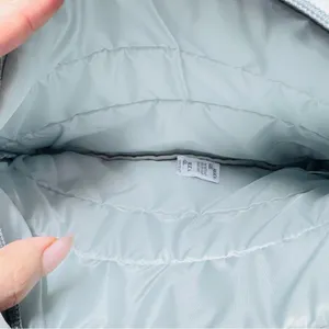 Silver Quilted Makeup Bag thumbnail 3