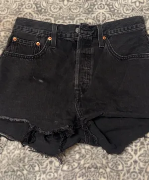 Black Levi’s 501 Denim Shorts thumbnail 1