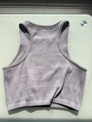 SheIn Purple Ribbed Tank thumbnail 4