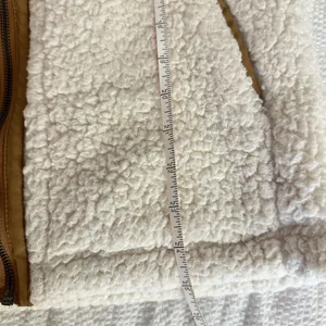 Abercrombie & Fitch Soft Women's White Full Zip Sherpa Fleece Jacket Sz XS thumbnail 6