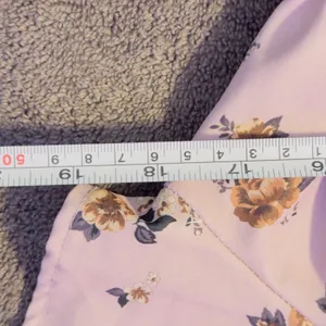 268 | Altar'd State Pink Floral Peasant Top Smocked Waist Boho Large‎ thumbnail 4