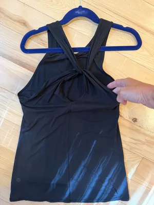 Lululemon black tank top! Size 2! thumbnail 4