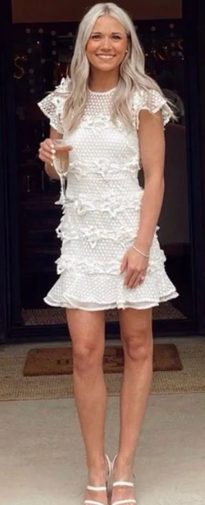These Three Boutique White Floral Dress thumbnail 2