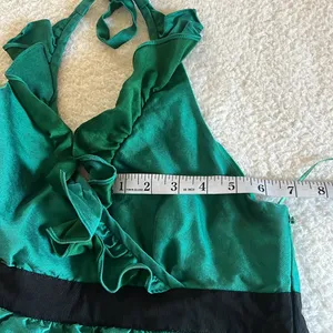 Tibi‎ Ruffle Halter Wrap Dress Green Size 6 thumbnail 11