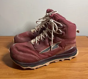 Altra Lone Peak All Weather Mid Hiking Boots Womens 6 Red ALOA4VRA666 Waterproof thumbnail 1