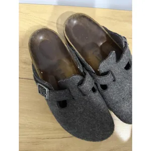 Birkenstock Boston Clog Grey Anthracite Wool Soft Size 40‎ P thumbnail 5