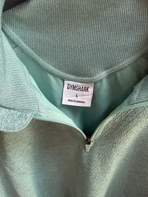 Gymshark Mint Green Quarter-Zip Pullover thumbnail 3