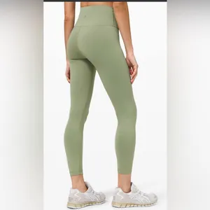 Lululemon Wunder‎ Train High-Rise Tight 25" Willow Green size 10 thumbnail 2