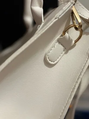 Source Unknown Women’s white  Mini Tote Bag with Detachable Strap thumbnail 4