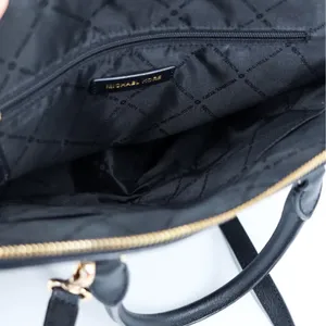 Michael Kors Cindy‎ Dome Satchel Womens L Black Saffiano Leather Crossbody Bag thumbnail 10
