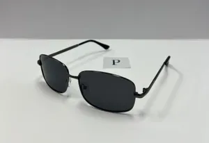 Aviator Sunglasses / gray metal square aviator sunglasses thumbnail 2