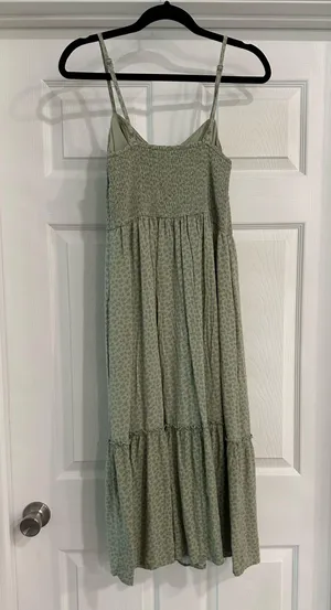Hollister Dress Green Floral thumbnail 2