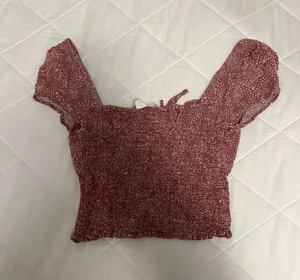 Red and White Top thumbnail 2