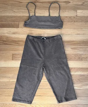 Kikiriki Long Line Shorts & Backless Bralette Set - Size S thumbnail 1