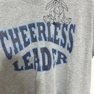 DDisney Eeyore Cheerless Leader Gray Blue Top XL Est thumbnail 7