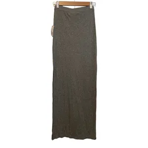 NWT Forever 21 Gray Elastic Waistband Maxi Skirt Size XS thumbnail 4