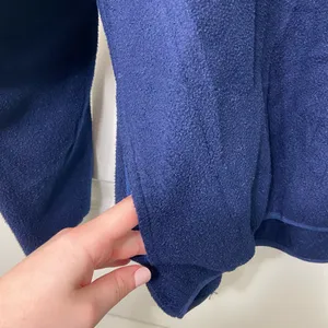 Vintage L.L. Bean outdoors‎ Adult navy soft fleece quarter zip jacket medium thumbnail 6