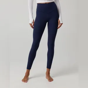 OFFLINE By Aerie Real Me 7/8 Legging Hi-Rise Navy Blue Size Small thumbnail 5