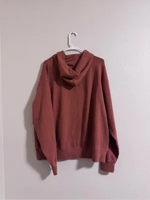 NWOT American Eagle Outfitters Rust Hoodie Sweatshirt thumbnail 3
