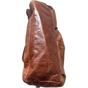 Womens Vintage Fossil Brown Pebbled Handbag Buckle Shoulder Bag Hobo Purse thumbnail 5