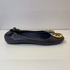 Tory Burch Women’s Python Leather‎ Reva Flats Shoes Size 6 thumbnail 4