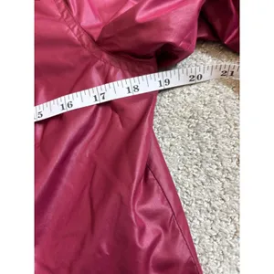 Zenergy by Chicos Windbreaker Jacket 0 Small Magenta Pink Full Zip Mock Neck thumbnail 7