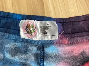Red and Blue Six Flags Great America Shorts Size Large NWOT thumbnail 3