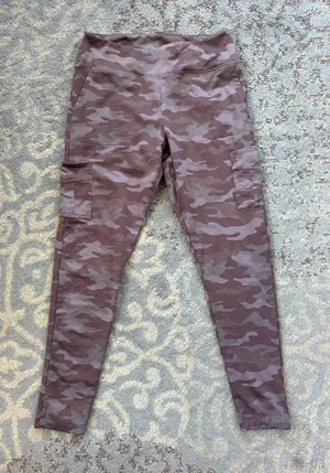 PINK Active High Waist Cargo Leggings Camo Large thumbnail 1