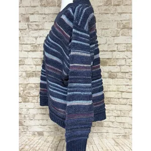 Dress Barn XL‎ Womens Sweater Acrylic Dweater Pull Over NEW Blue Stripe thumbnail 2