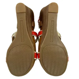 Tommy Hilfiger Women’s Leather Gladiator Wedge Sandals thumbnail 5