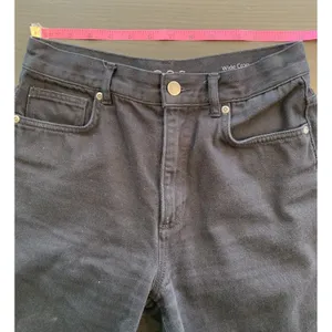 COS Black Jeans Women's 26 Wide Crop‎ 3/4 High Rise Straight Minimal Capsule thumbnail 11