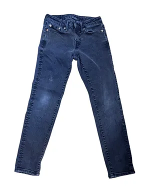 American Eagle Women's Jeans Size 26x28 dark wash black denim straight leg thumbnail 1
