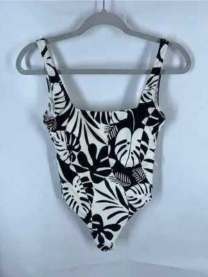 Sunshine79 Optic Tropic One-Piece Swimsuit - Black & White thumbnail 2