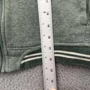 Nike Sportswear Fleece Bomber Jacket Sage Green Athletic Athleisure Women Large thumbnail 8