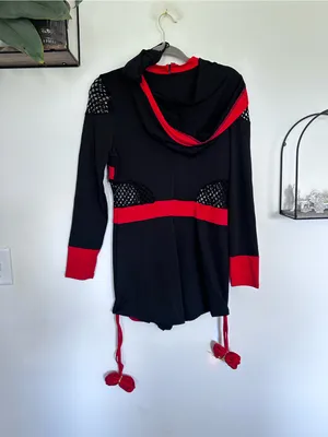 NWOT Spooktacular Creations Women's Sexy Ninja Halloween Costume Size Large thumbnail 3