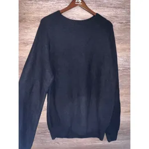 Uniqlo knit sweater sz XL navy blue crew neck minimalist oversized thumbnail 10