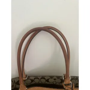 Coach Hampton Satchel Women Medium Brown Monogram Canvas Y2K Preppy 8K07 thumbnail 3
