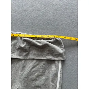Forever 21 Lounge Pants S Heather Gray Flare Side Stripe Foldover Waist thumbnail 5