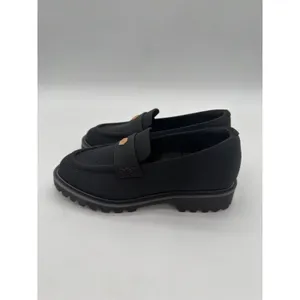 Vivaia Francesca Platform Chunky Heel Penny Minimalist Preppy Black Loafer 5.5-6 thumbnail 9