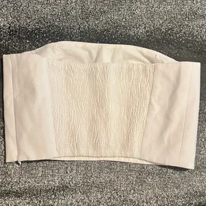 Womens large NWT Zara White Structured Strapless Tube Top thumbnail 2