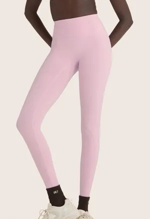 Set Active Luxform High Waisted Leggings in Light Pink thumbnail 1