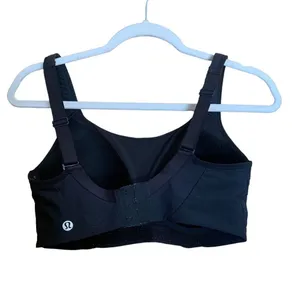 Lululemon Womens Size 34DD Black Run Times High Support Sports Bra thumbnail 3
